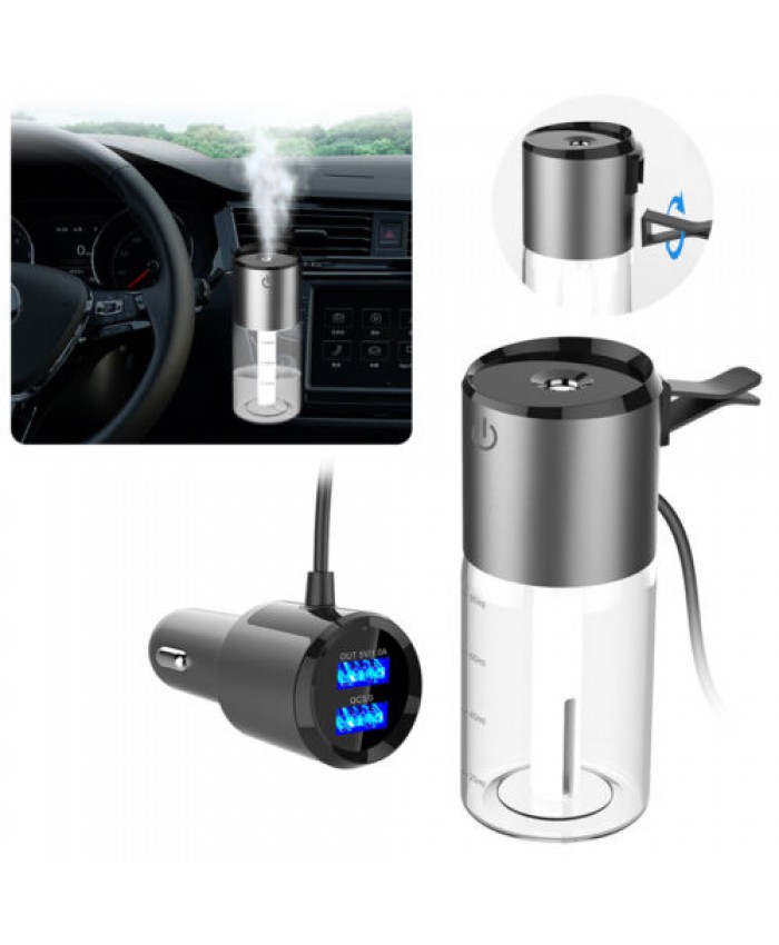 100ml LED Ultrasonic Home Office Car Humidifier Air Diffuser Purifier Atomizer