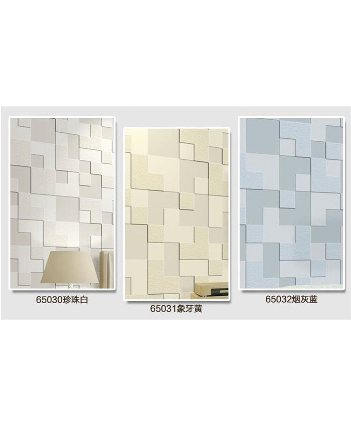 10M Modern Wall 3D Mosaic Living Room Non-woven Wallpaper Tv Background