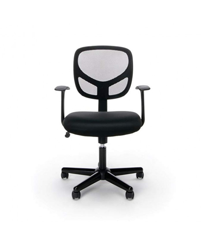 Essentials Swivel Mid Back Mesh Task Chair with Arms - Ergonomic Computer/Office Chair (ESS-3001)