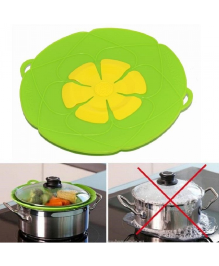 Handy Lid Cover Silicon Spill Stopper Mulitifunctional Cooking MODERN GADGET